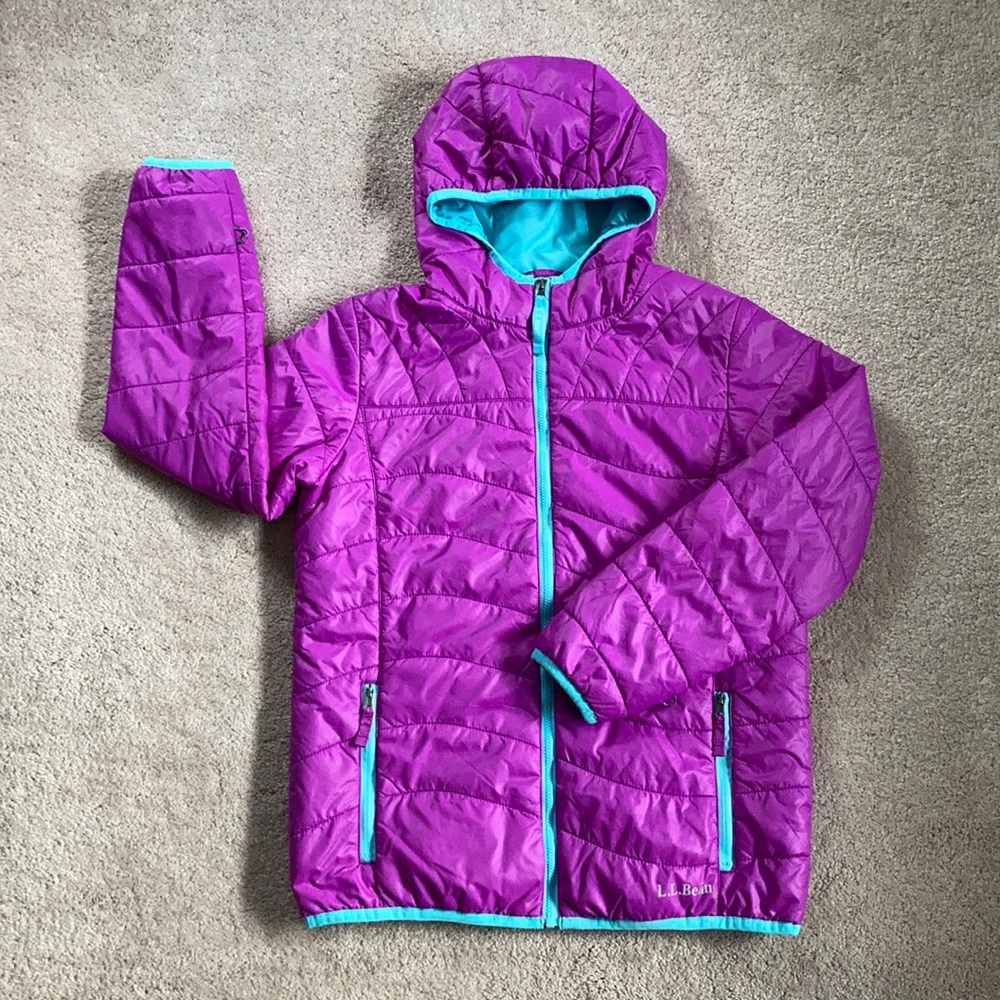 LLBean Puff & Stuff jacket Girl’s size 14-16